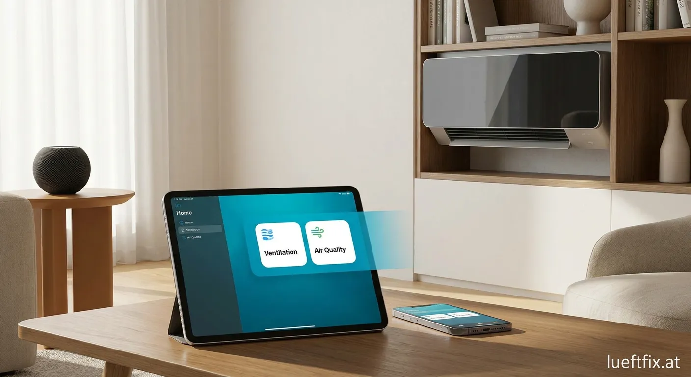 Lüftungsanlage mit Apple HomeKit Steuerung