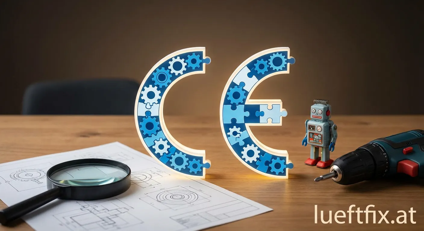 CE-Kennzeichnung Logo auf einem Produkt