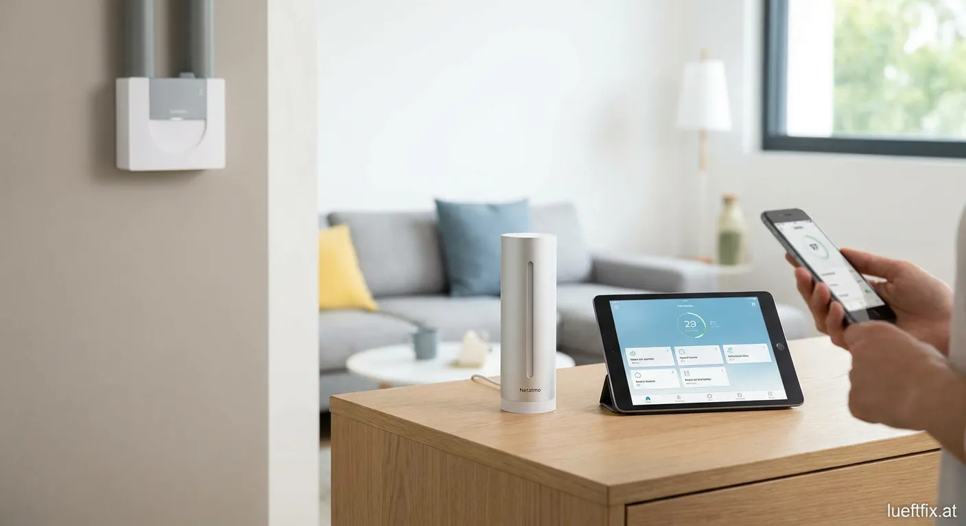 Netatmo Wetterstation und智能es Belüftungssystem