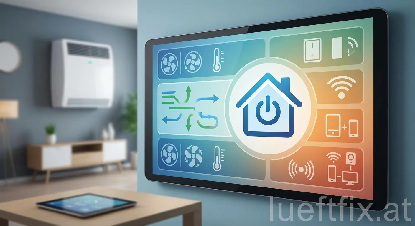 OpenHAB Dashboard mit Lüftungssteuerung